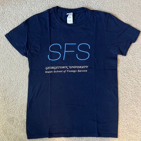 Tops - Georgetown University Walsh School of Foreign Service navy women’s S T-shirt